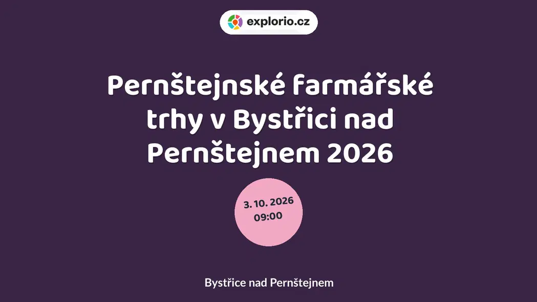 Pernštejnské farmářské trhy v Bystřici nad Pernštejnem 2026 – festivaly a Slavnosti, Bystřice nad Pernštejnem