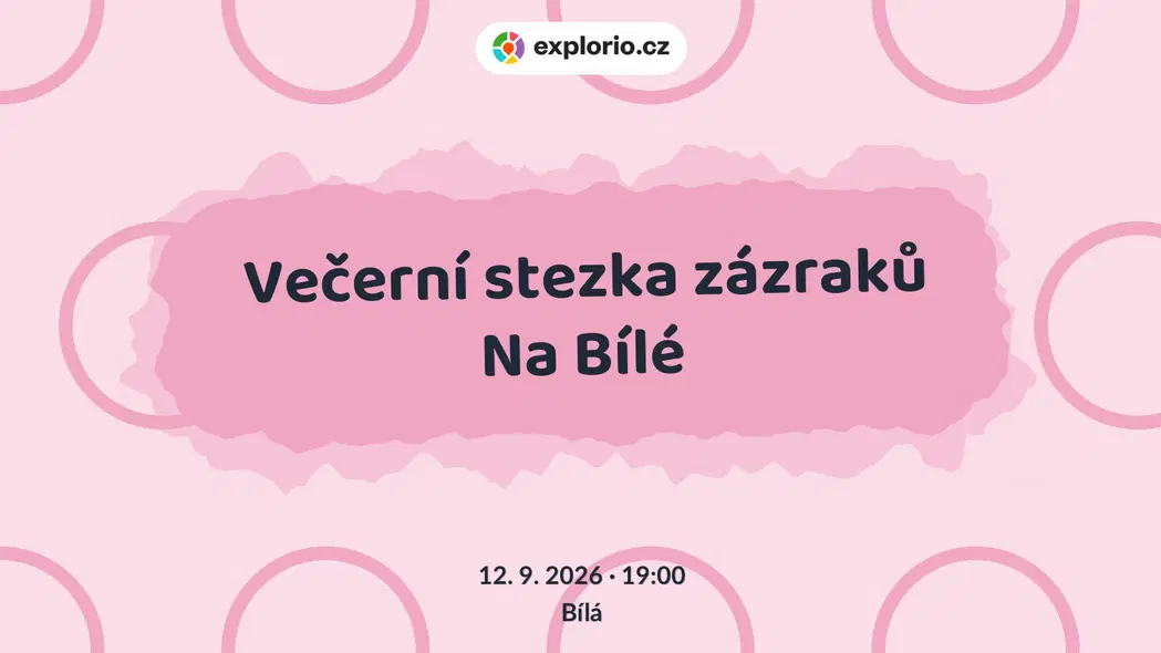 Večerní stezka zázraků Na Bílé – příroda a Zvířátka, Bílá