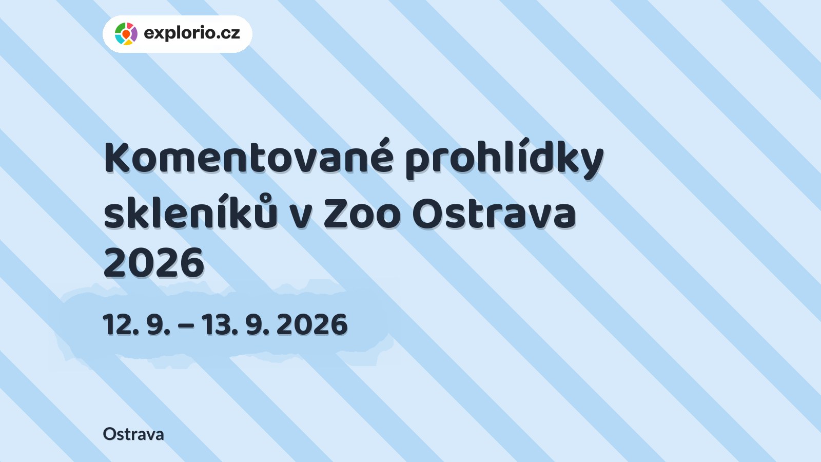 Komentované prohlídky skleníků v Zoo Ostrava 2026 – příroda a Zvířátka, Ostrava