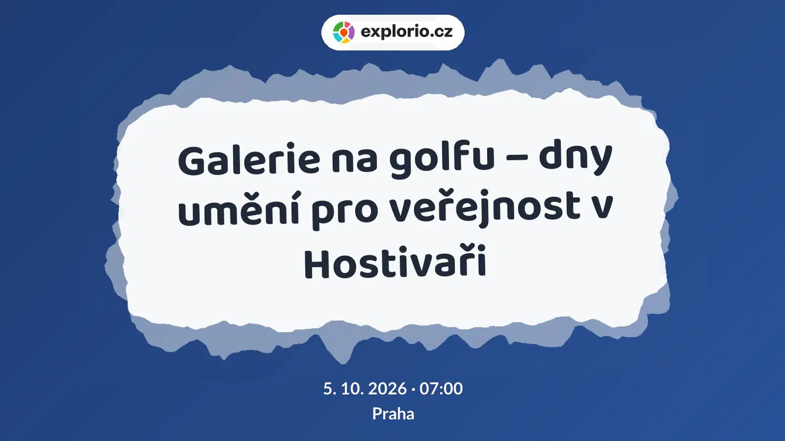 Galerie na golfu – dny umění pro veřejnost v Hostivaři – prohlídky a Muzea, Praha