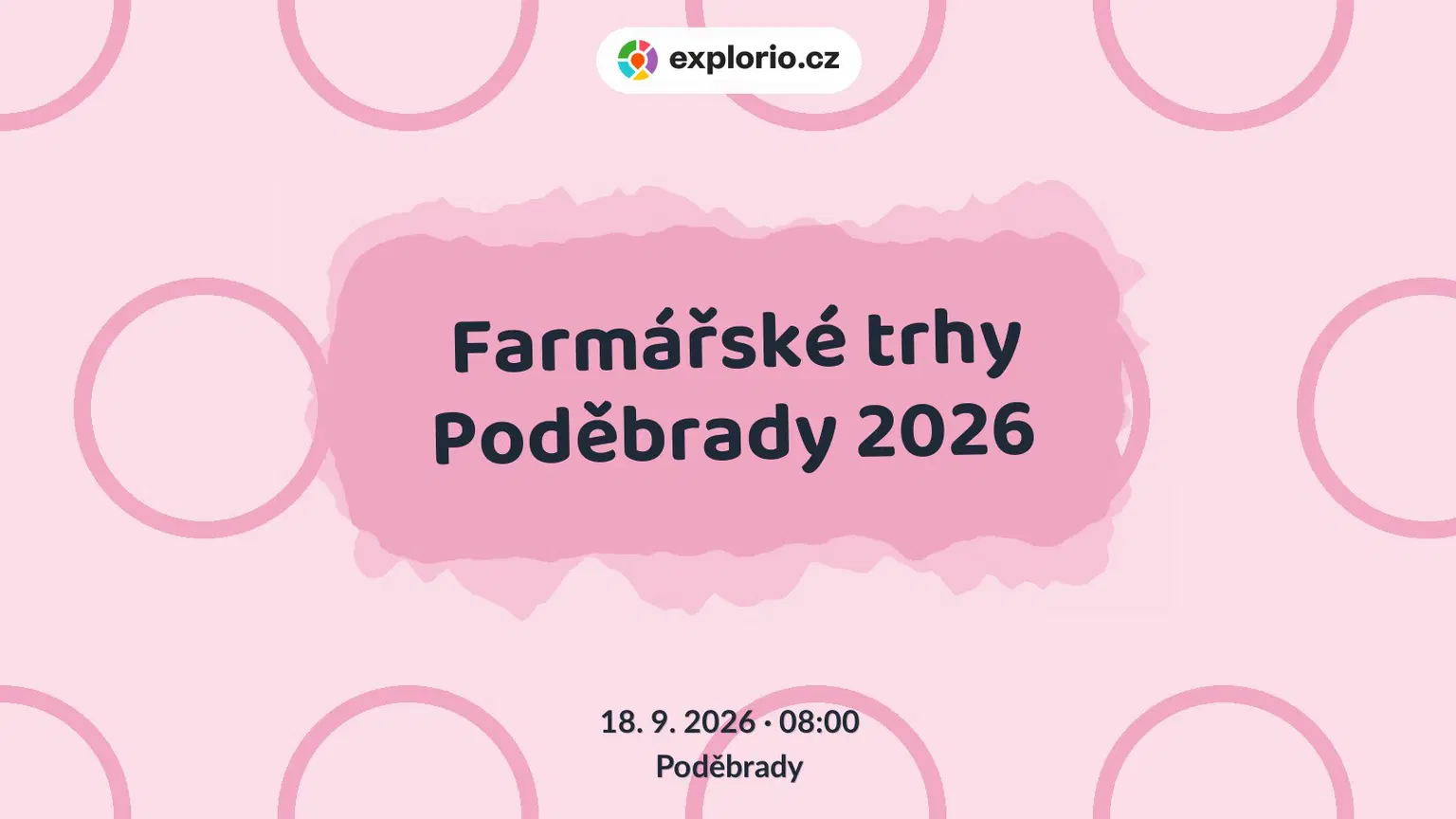 Farmářské trhy Poděbrady 2026 – festivaly a Slavnosti, Poděbrady