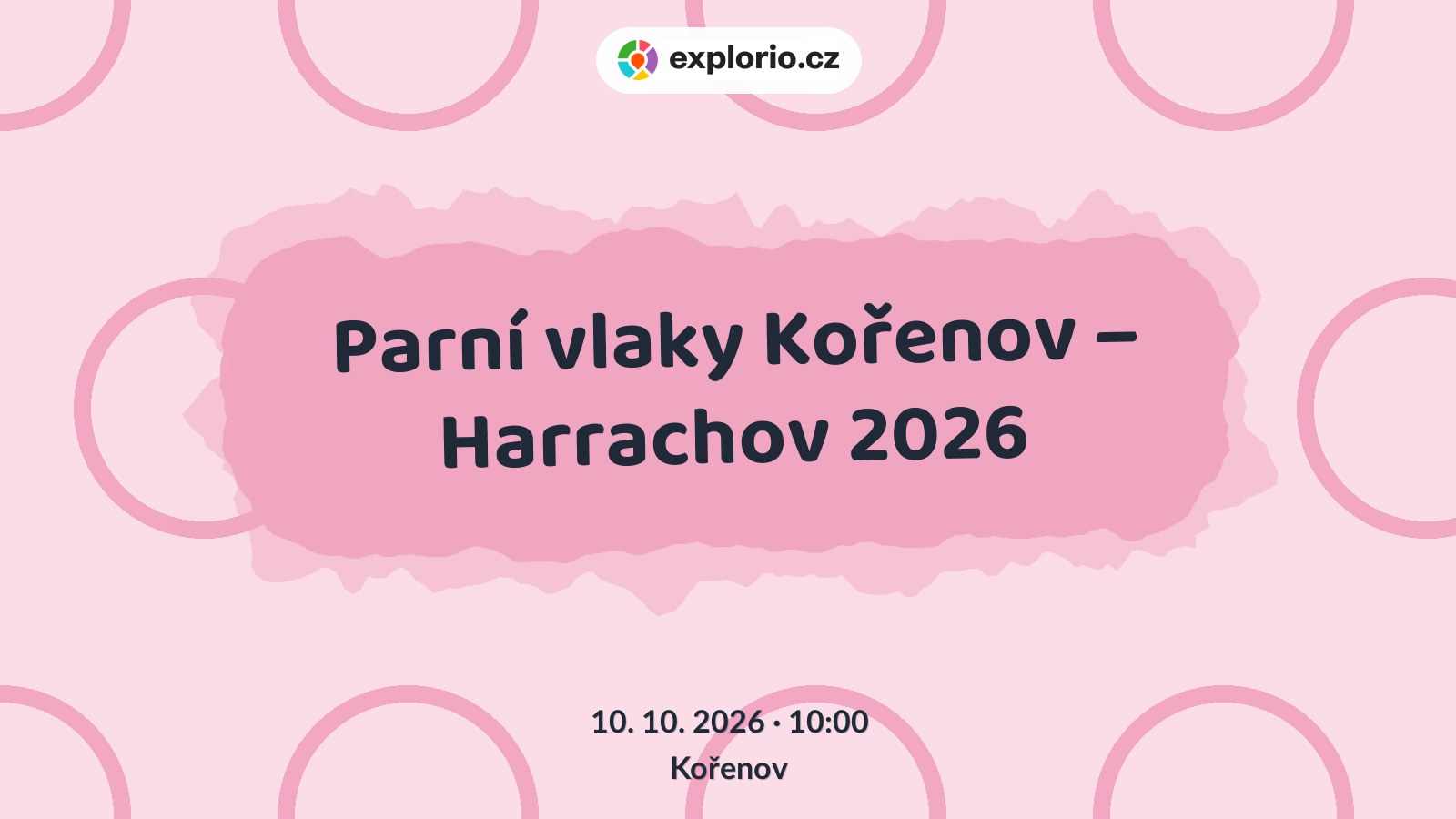 Parní vlaky Kořenov – Harrachov 2026 – festivaly a Slavnosti, Kořenov