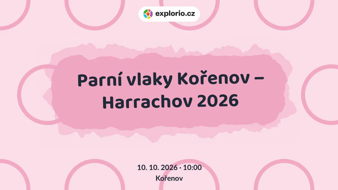 Parní vlaky Kořenov – Harrachov 2026 – festivaly a Slavnosti, Kořenov