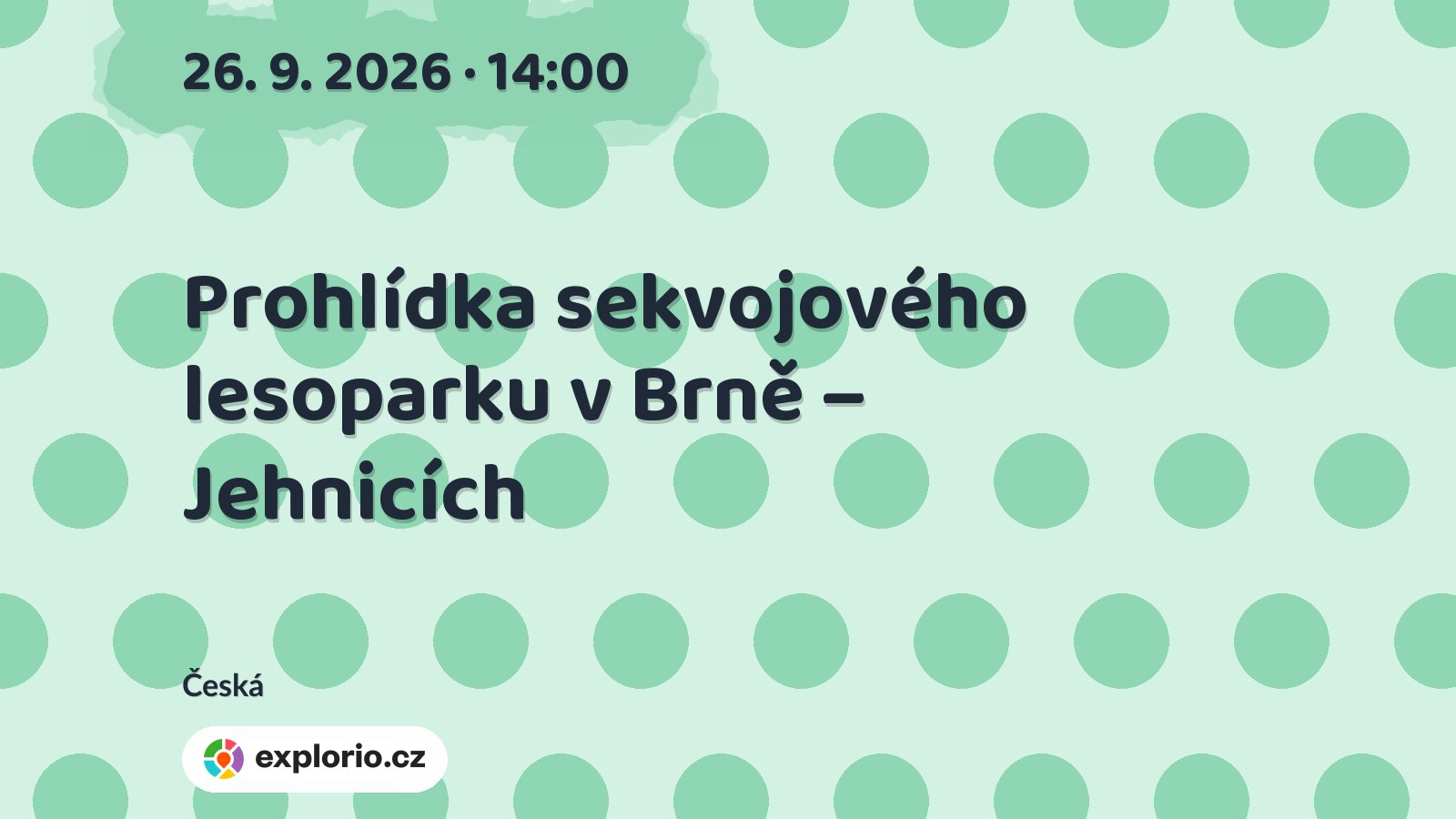 Prohlídka sekvojového lesoparku v Brně – Jehnicích – příroda a Zvířátka, Česká