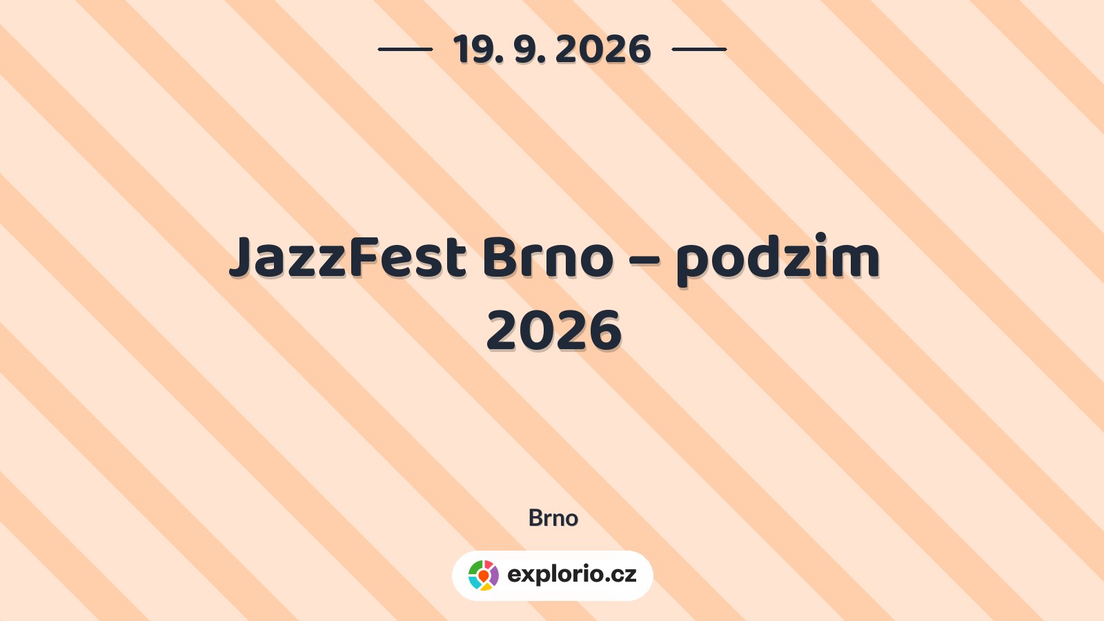 JazzFest Brno – podzim 2026 – festivaly a Slavnosti, Brno