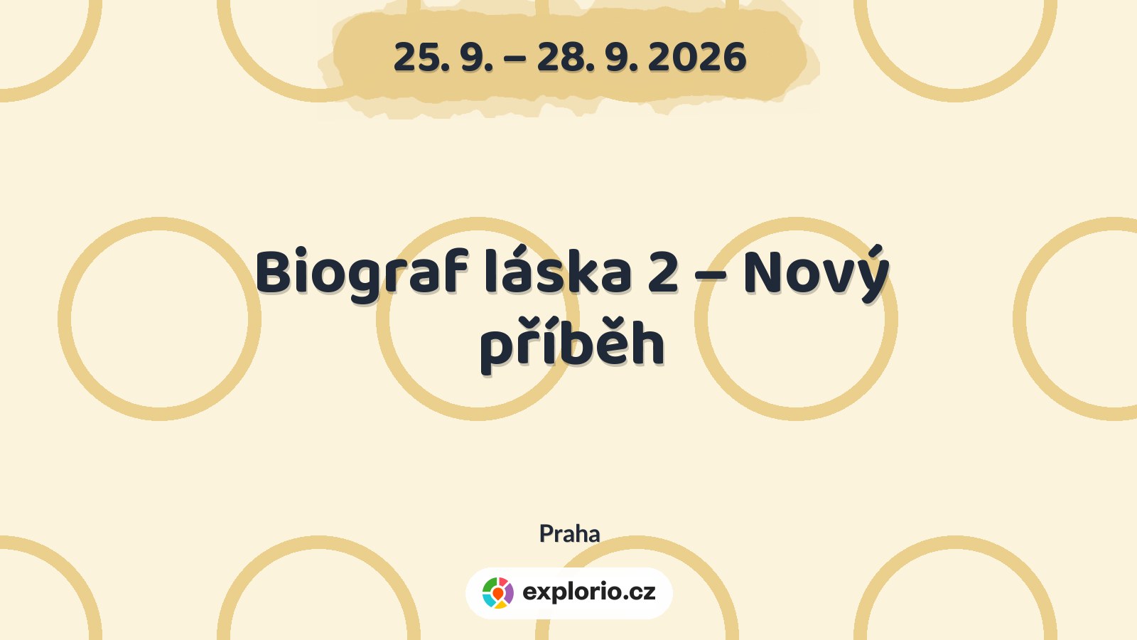 Biograf láska 2 – Nový příběh – divadlo, Hudba a Kino, Praha