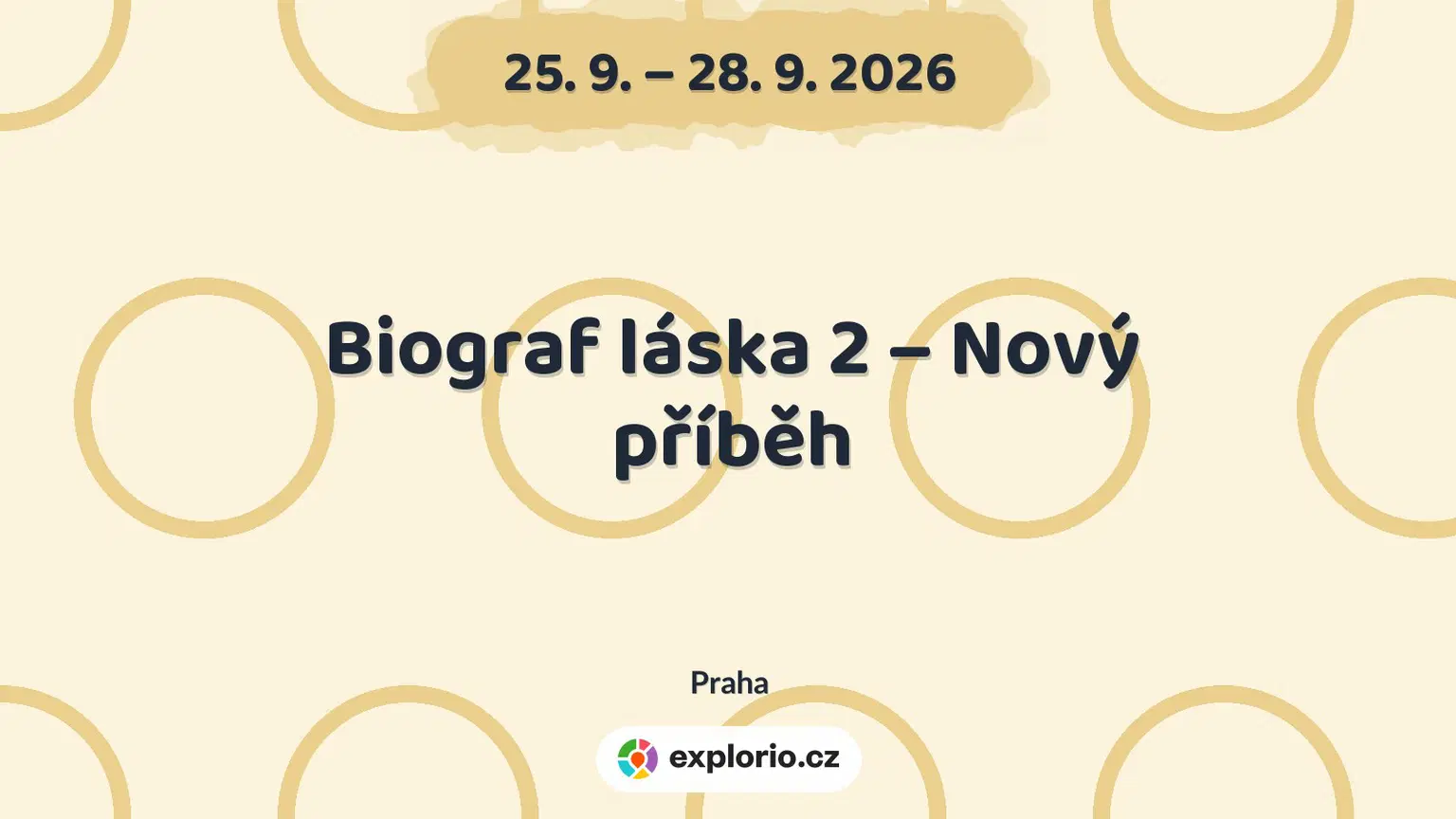 Biograf láska 2 – Nový příběh – divadlo, Hudba a Kino, Praha