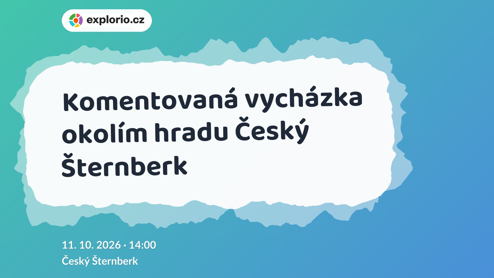 Komentovaná vycházka okolím hradu Český Šternberk – prohlídky a Muzea, Český Šternberk