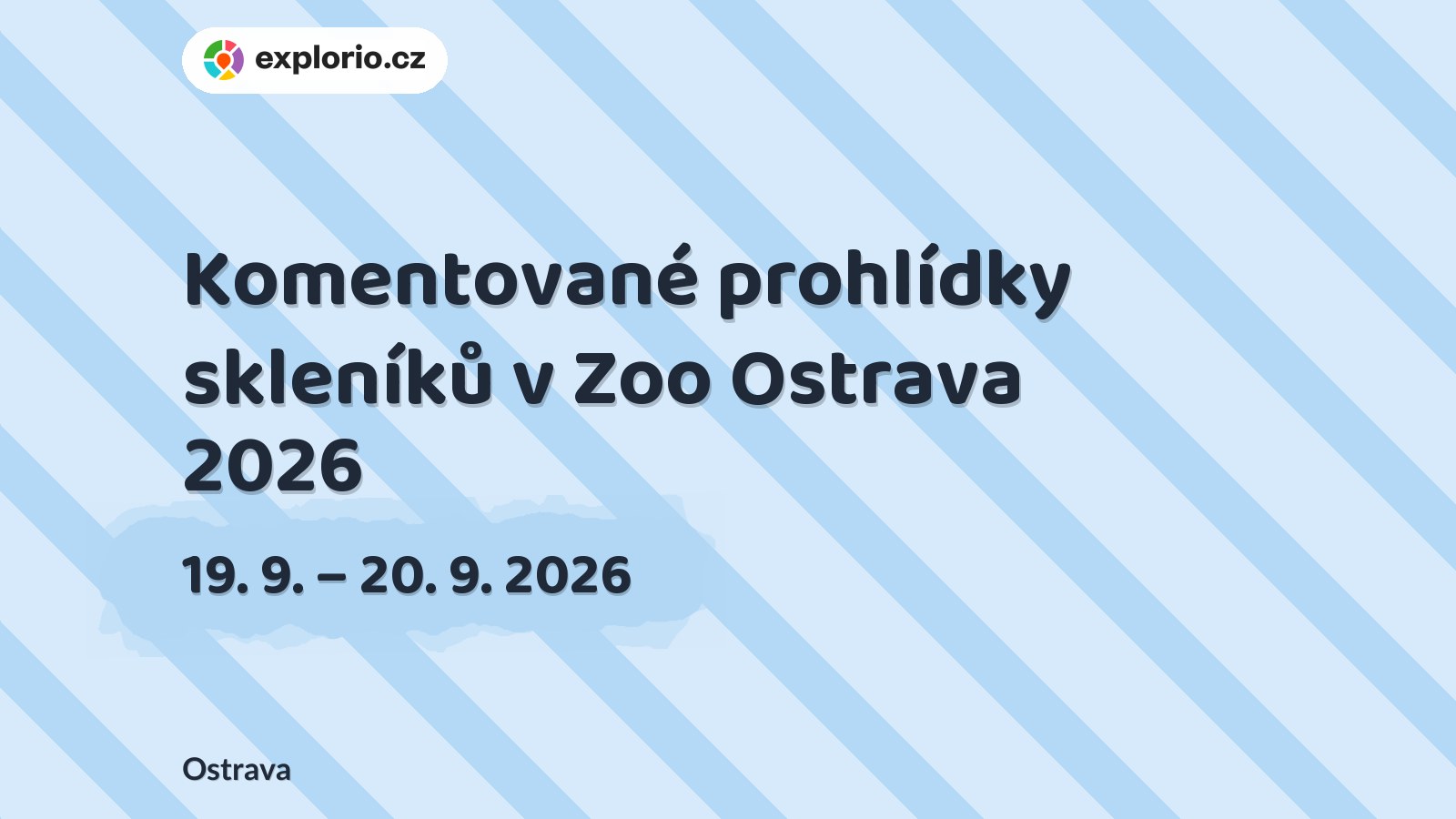 Komentované prohlídky skleníků v Zoo Ostrava 2026 – příroda a Zvířátka, Ostrava