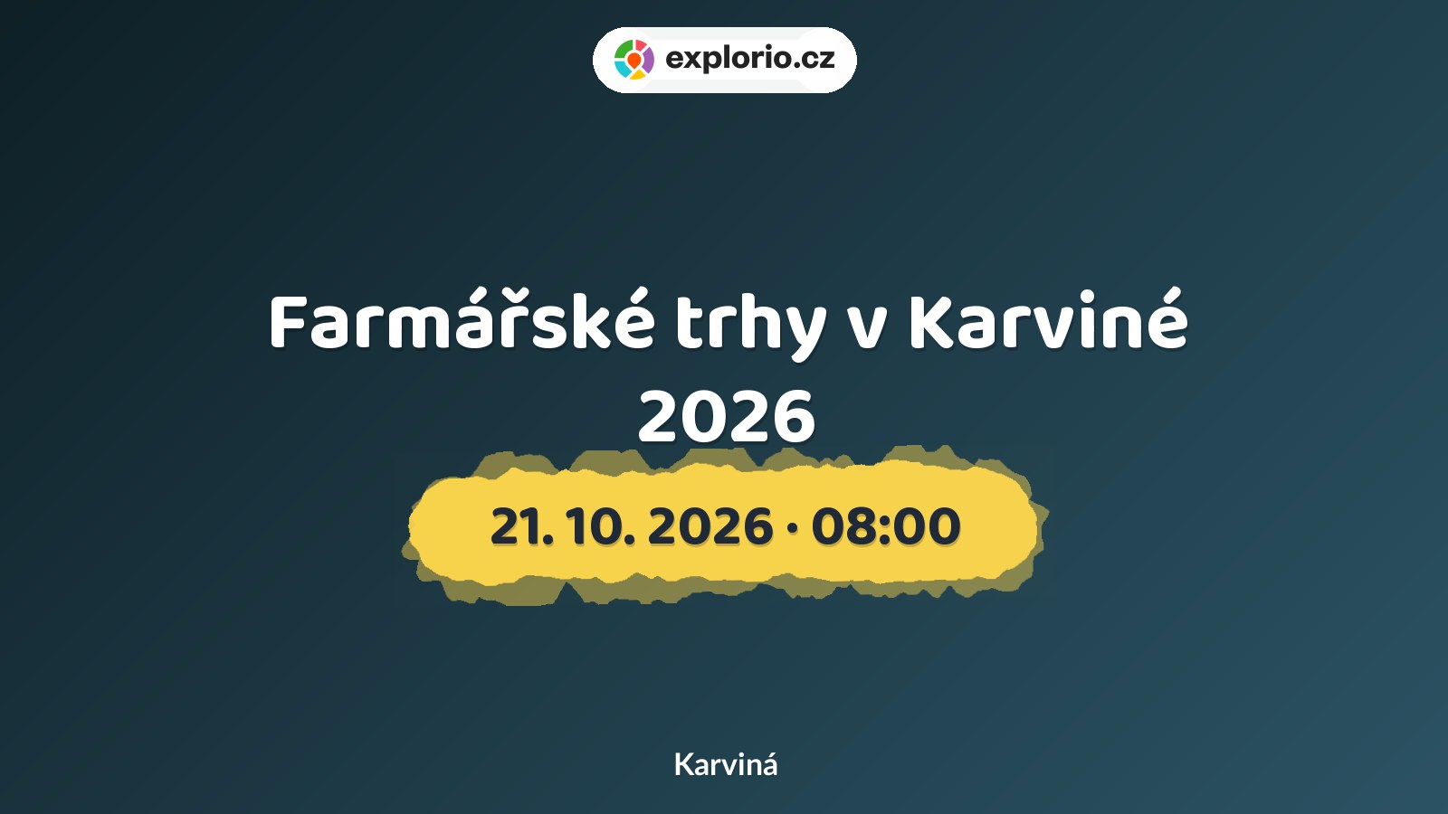 Farmářské trhy v Karviné 2026 – festivaly a Slavnosti, Karviná