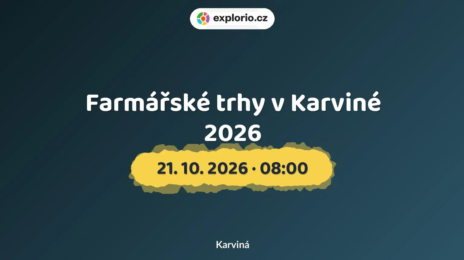 Farmářské trhy v Karviné 2026 – festivaly a Slavnosti, Karviná