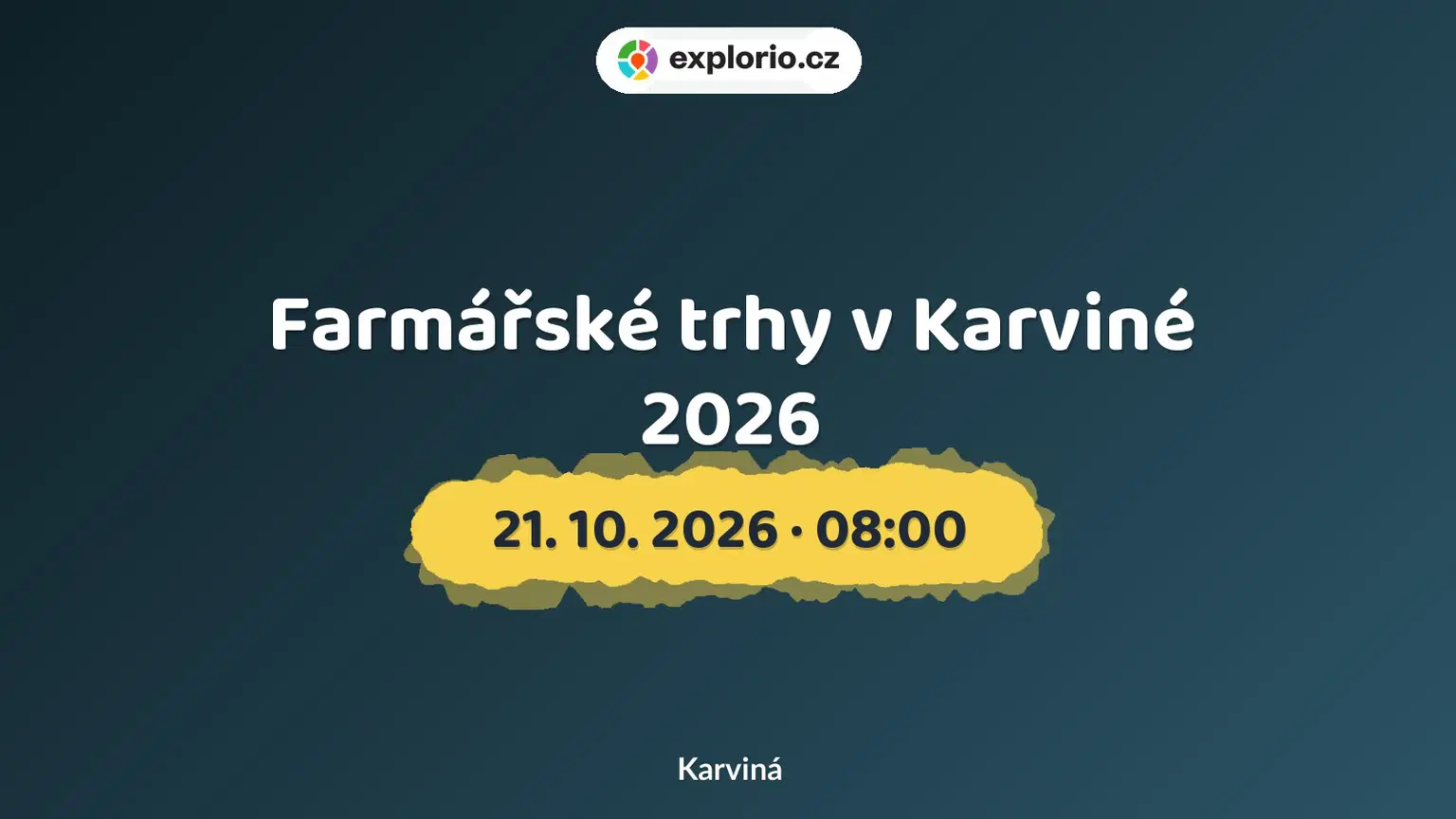 Farmářské trhy v Karviné 2026 – festivaly a Slavnosti, Karviná
