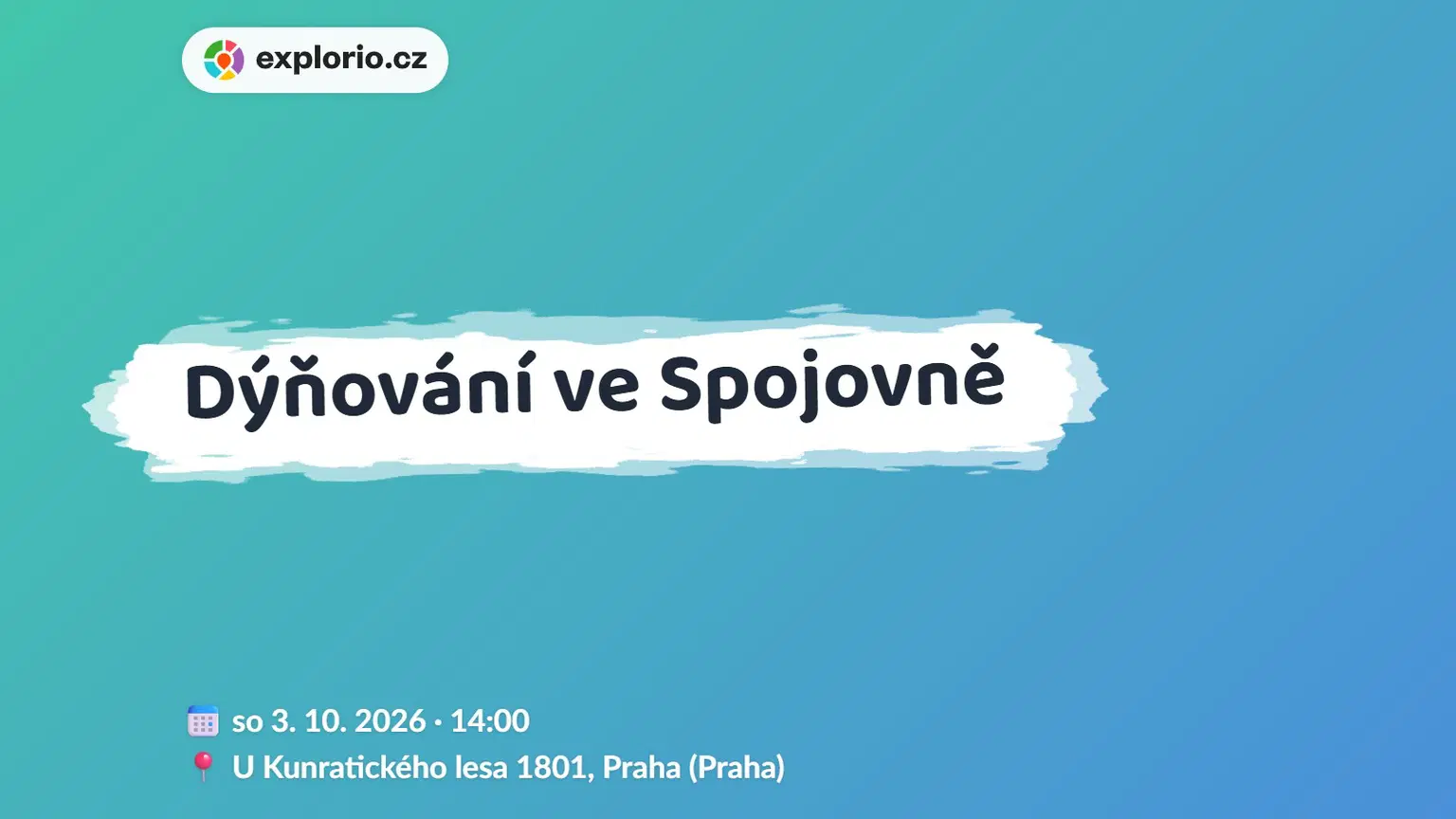 Dýňování ve Spojovně – tvořivé dílny a Workshopy, Praha