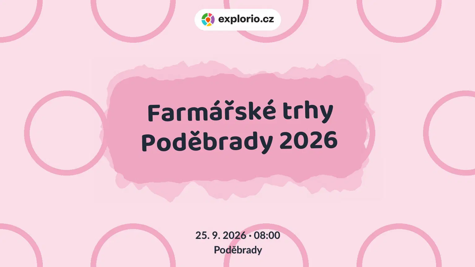 Farmářské trhy Poděbrady 2026 – festivaly a Slavnosti, Poděbrady