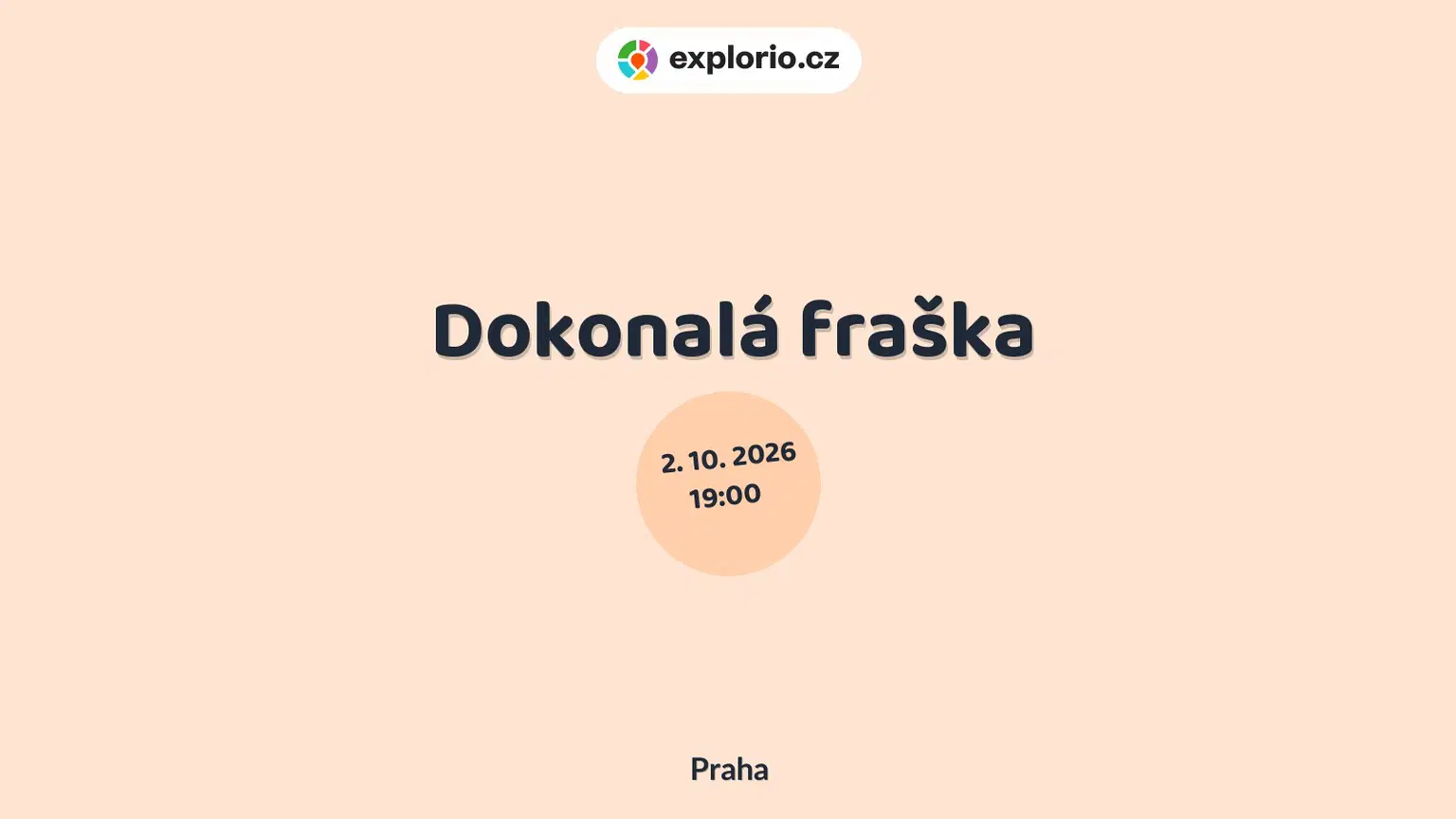 Dokonalá fraška – divadlo, Hudba a Kino, Praha