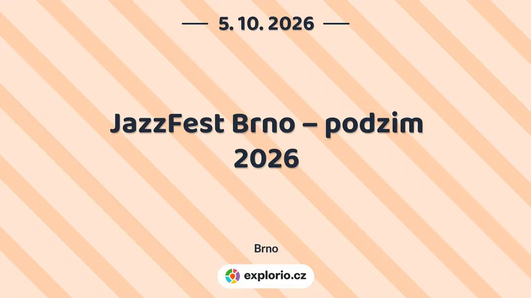 JazzFest Brno – podzim 2026 – festivaly a Slavnosti, Brno