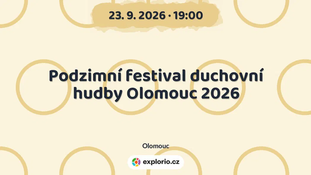 Podzimní festival duchovní hudby Olomouc 2026 – festivaly a Slavnosti, Olomouc