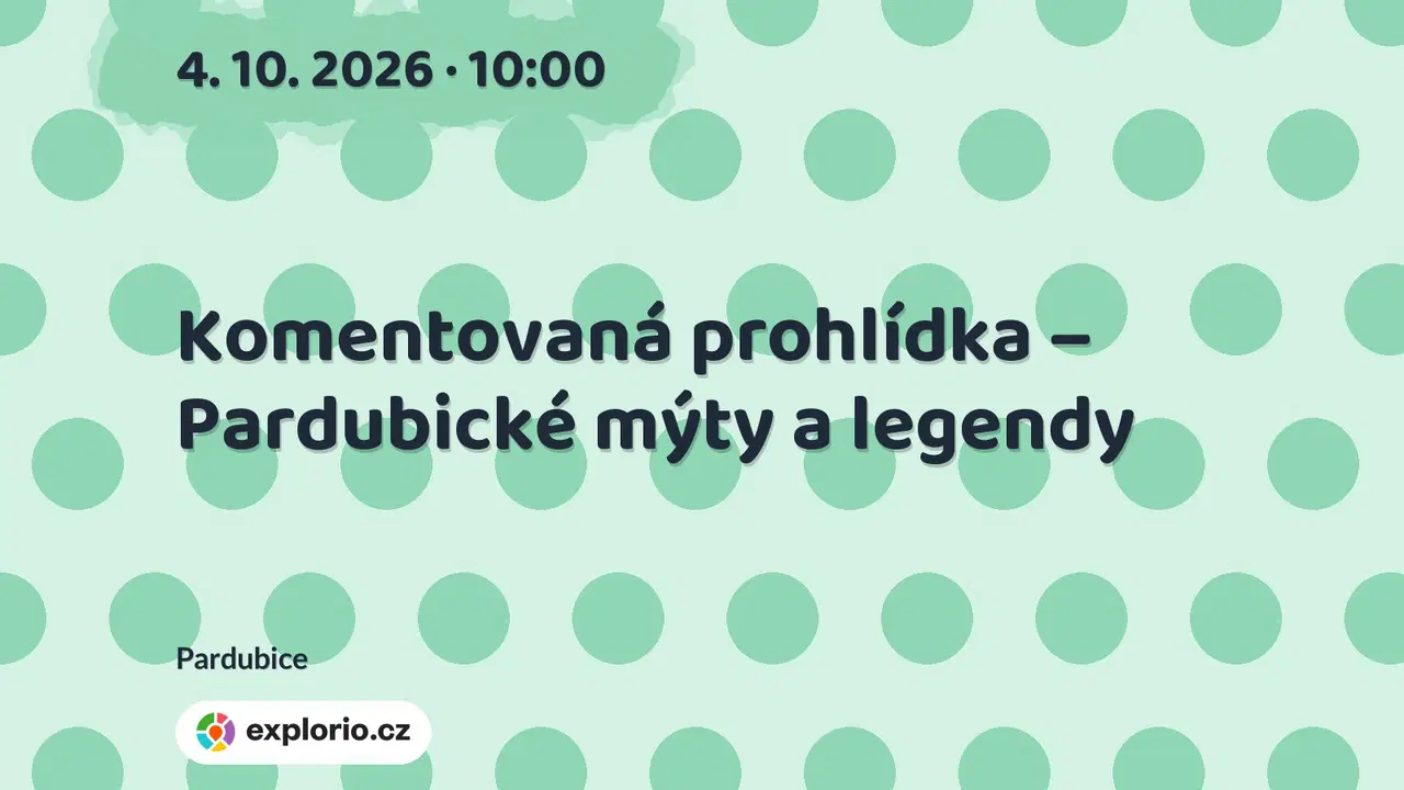 Komentovaná prohlídka – Pardubické mýty a legendy – prohlídky a Muzea, Pardubice