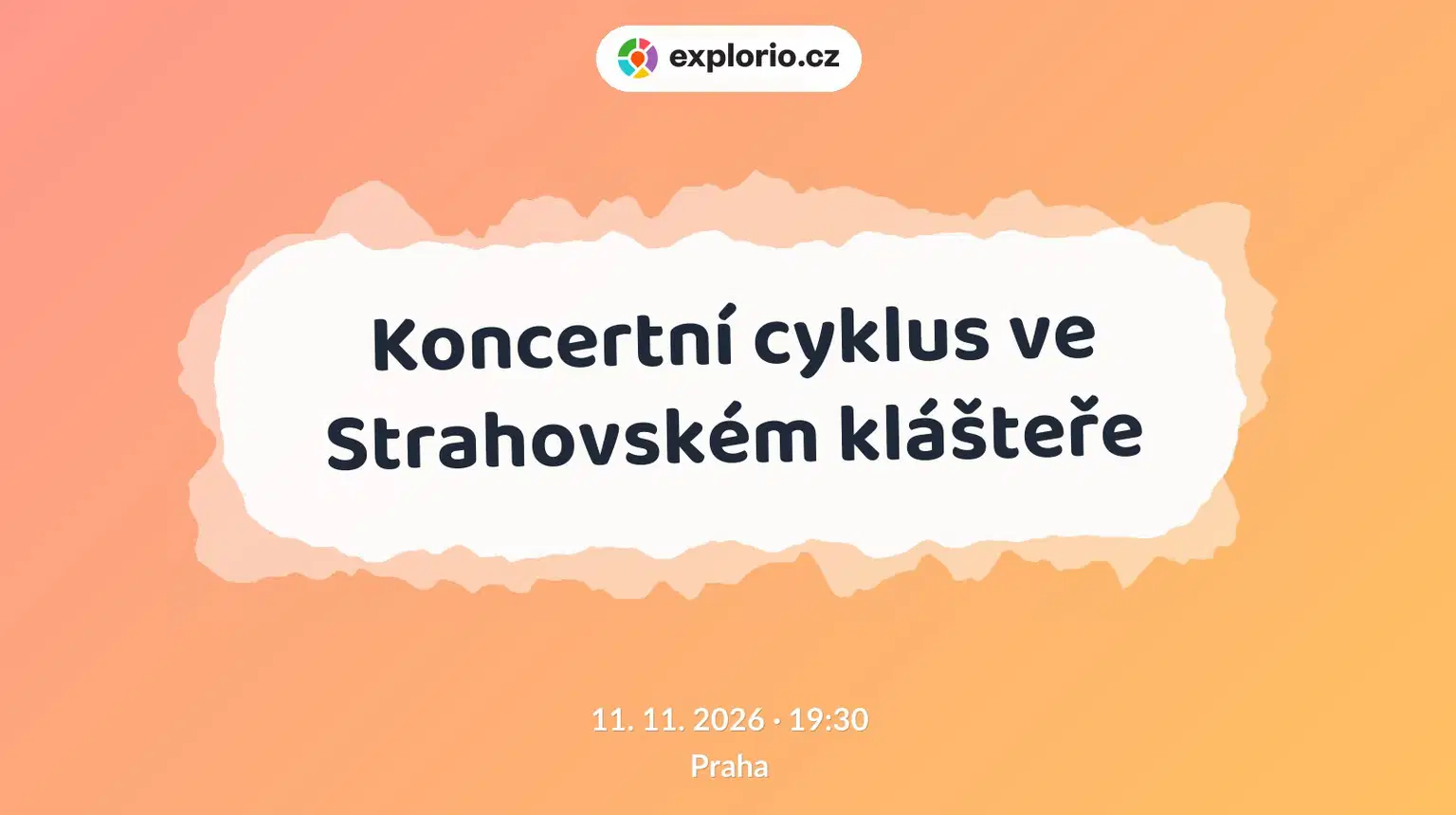 Koncertní cyklus ve Strahovském klášteře – divadlo, Hudba a Kino, Praha