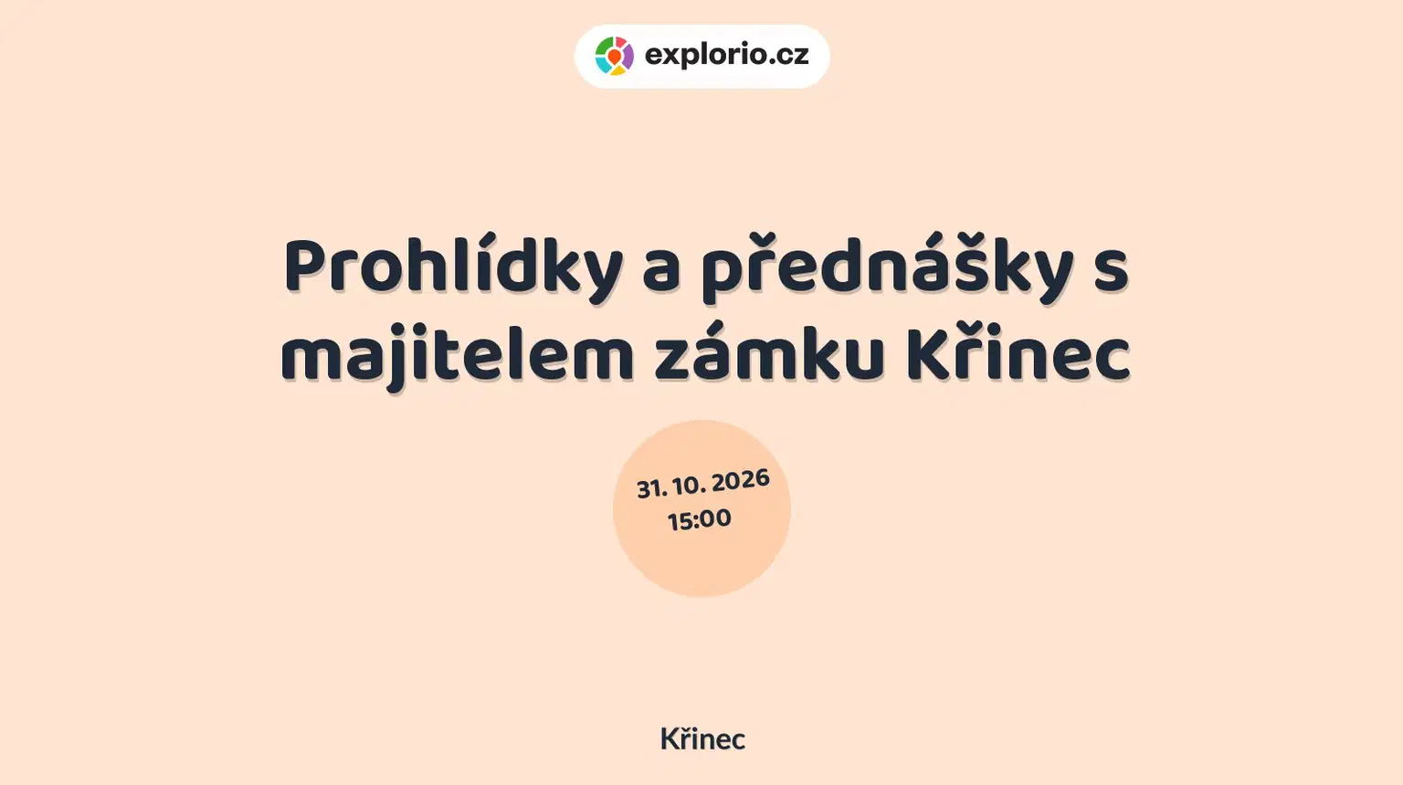 Prohlídky a přednášky s majitelem zámku Křinec – prohlídky a Muzea, Křinec