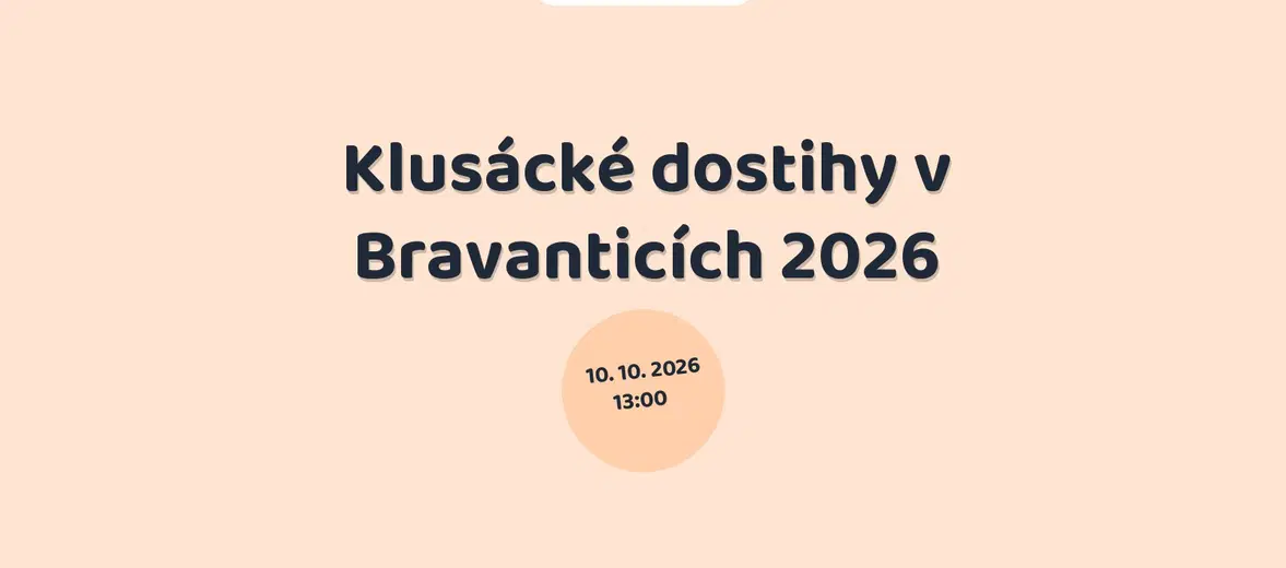 Klusácké dostihy v Bravanticích 2026 – sport a Pohyb, Bravantice