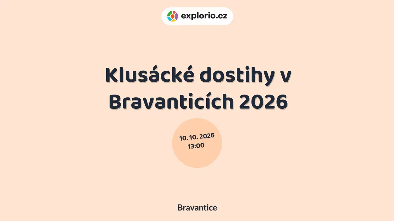 Klusácké dostihy v Bravanticích 2026 – sport a Pohyb, Bravantice