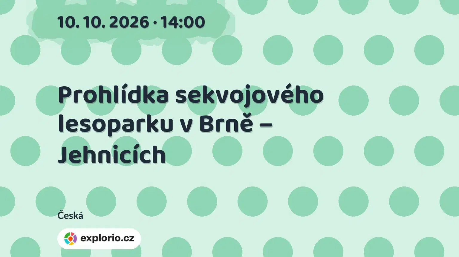 Prohlídka sekvojového lesoparku v Brně – Jehnicích – příroda a Zvířátka, Česká