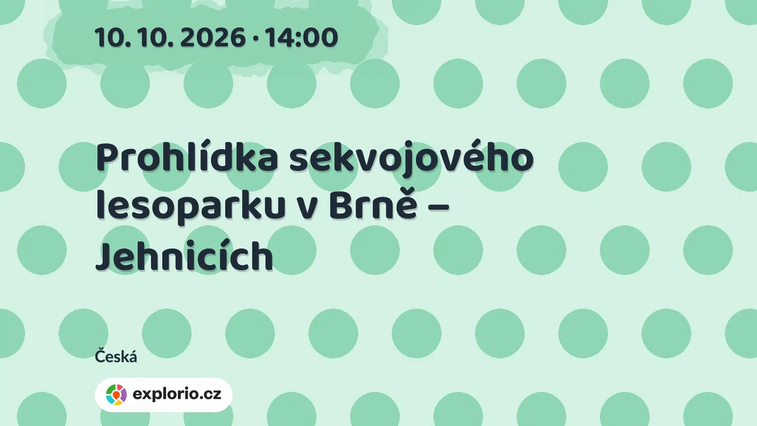 Prohlídka sekvojového lesoparku v Brně – Jehnicích – příroda a Zvířátka, Česká