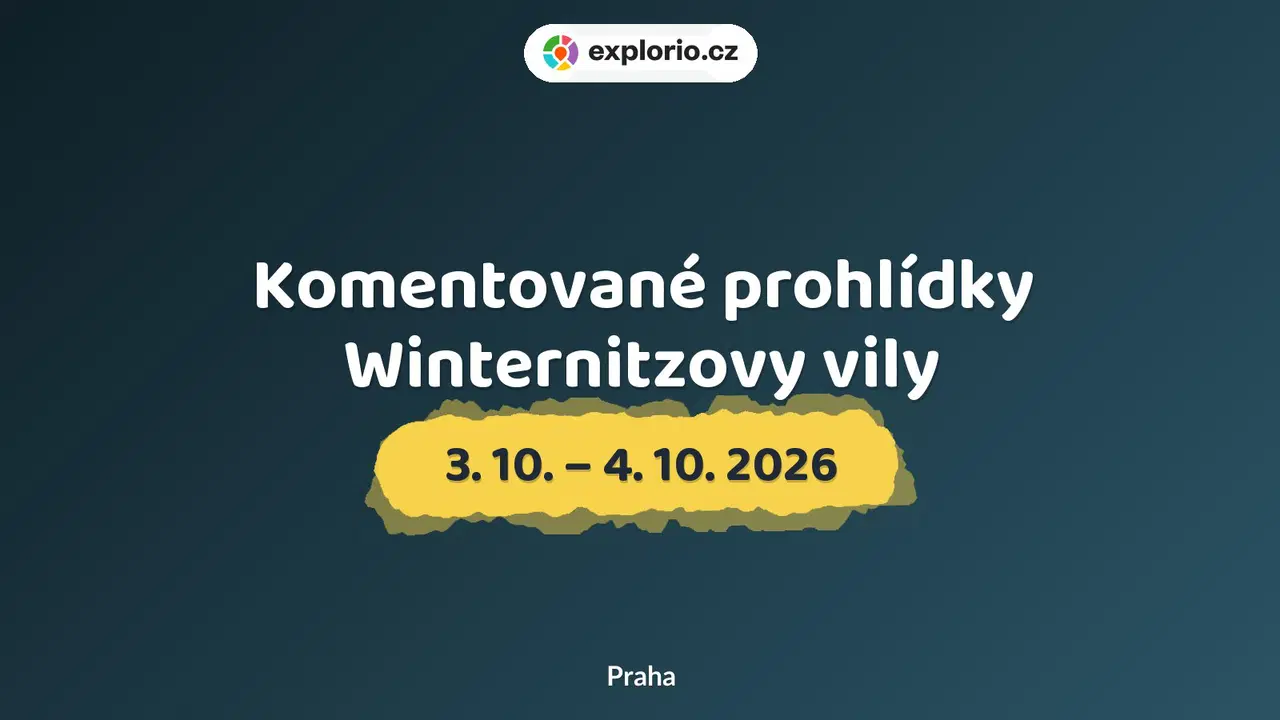 Komentované prohlídky Winternitzovy vily – divadlo, Hudba a Kino, Praha