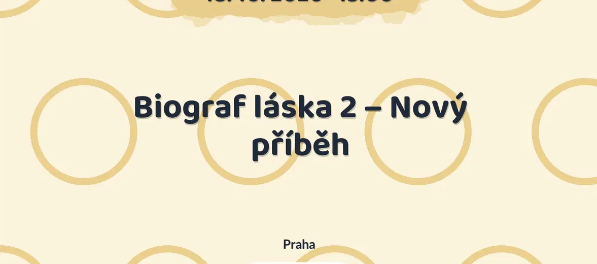 Biograf láska 2 – Nový příběh – divadlo, Hudba a Kino, Praha