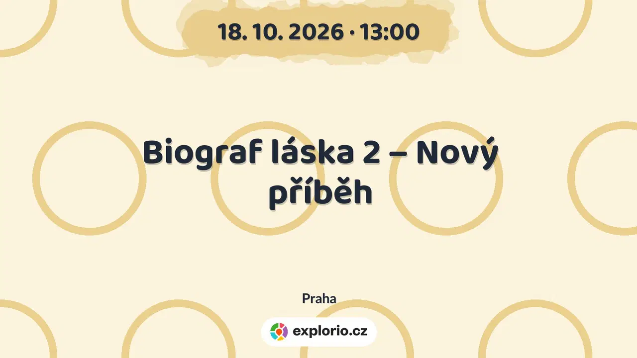 Biograf láska 2 – Nový příběh – divadlo, Hudba a Kino, Praha