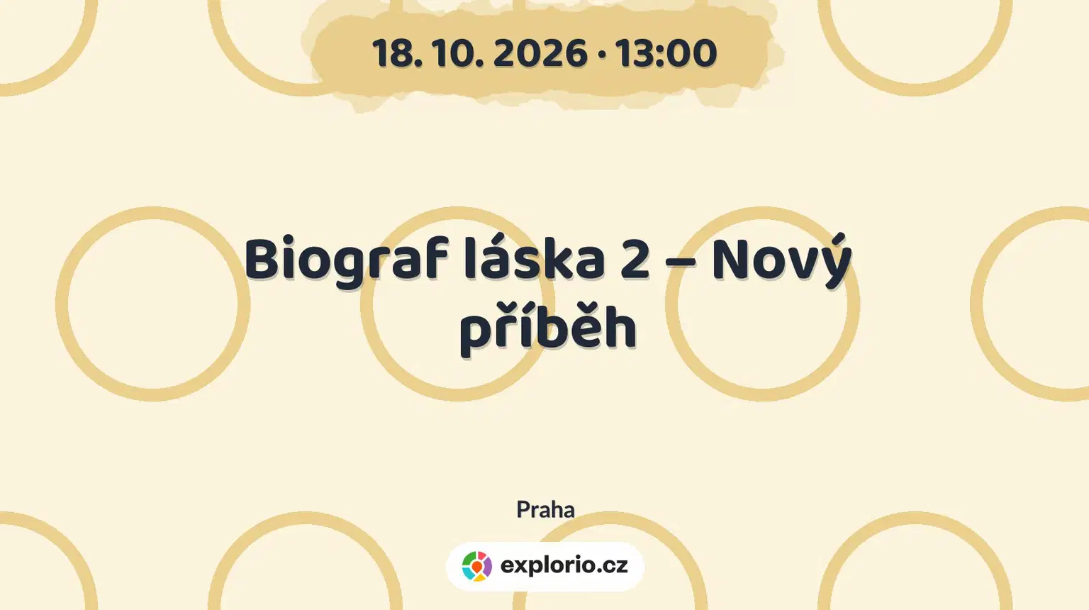 Biograf láska 2 – Nový příběh – divadlo, Hudba a Kino, Praha