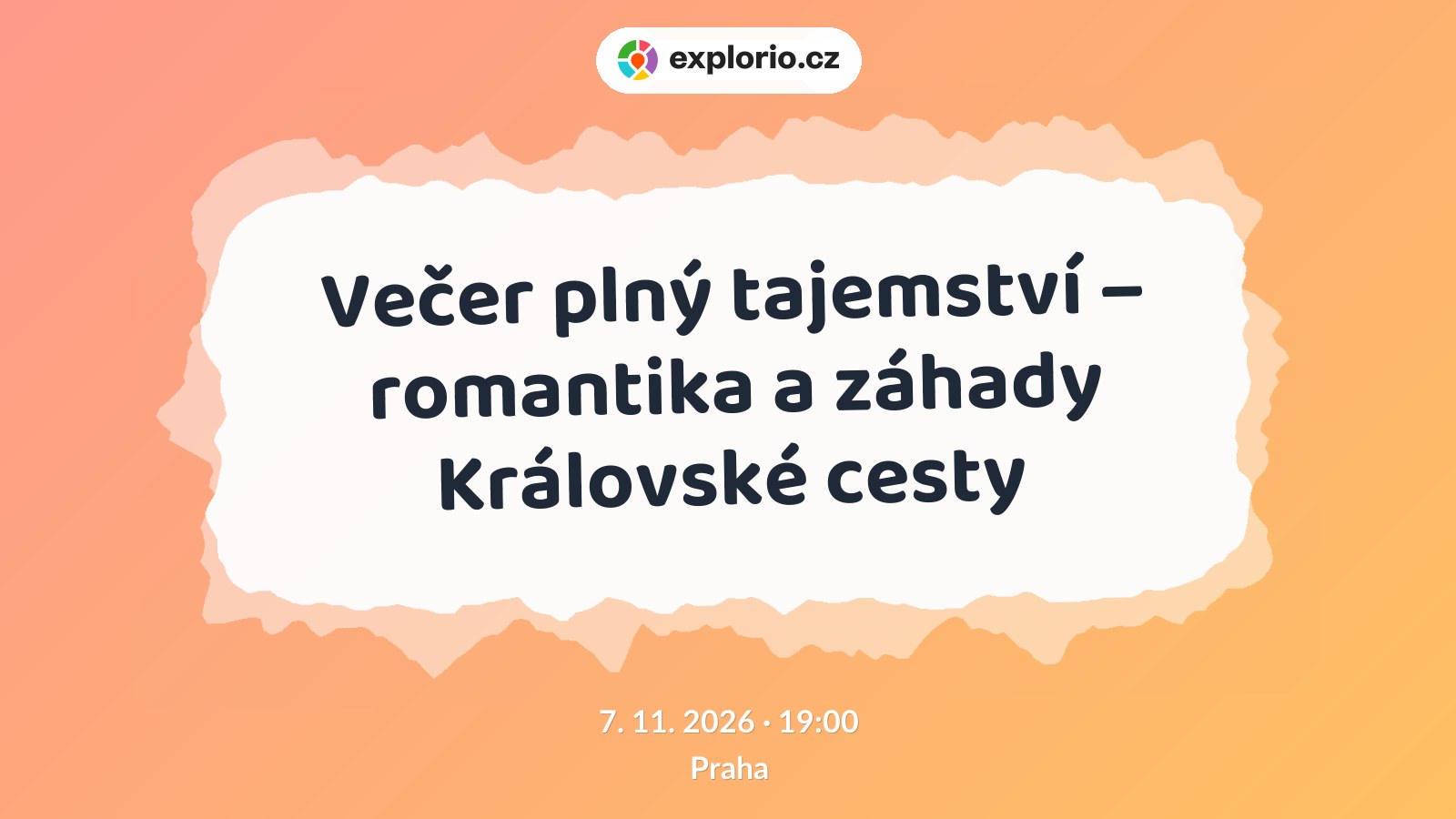 Večer plný tajemství – romantika a záhady Královské cesty – prohlídky a Muzea, Praha