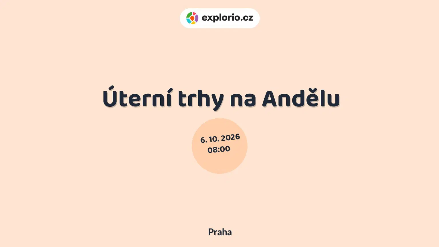 Úterní trhy na Andělu – festivaly a Slavnosti, Praha