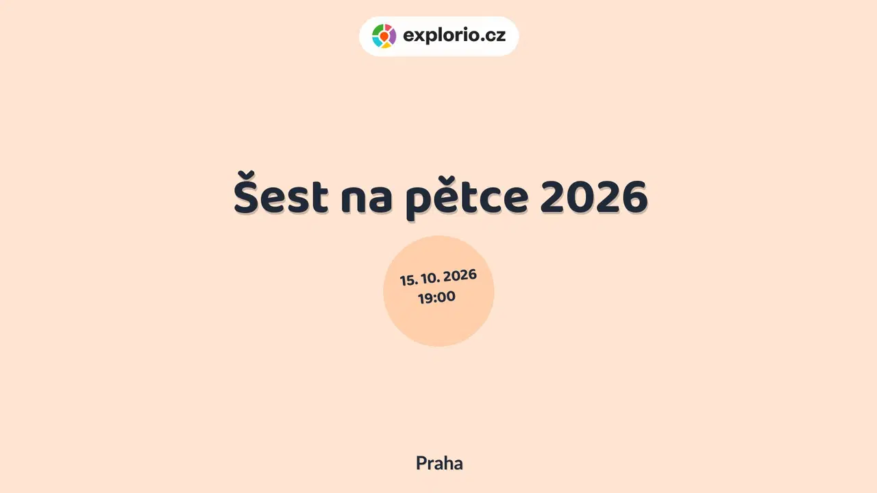 Šest na pětce 2026 – divadlo, Hudba a Kino, Praha
