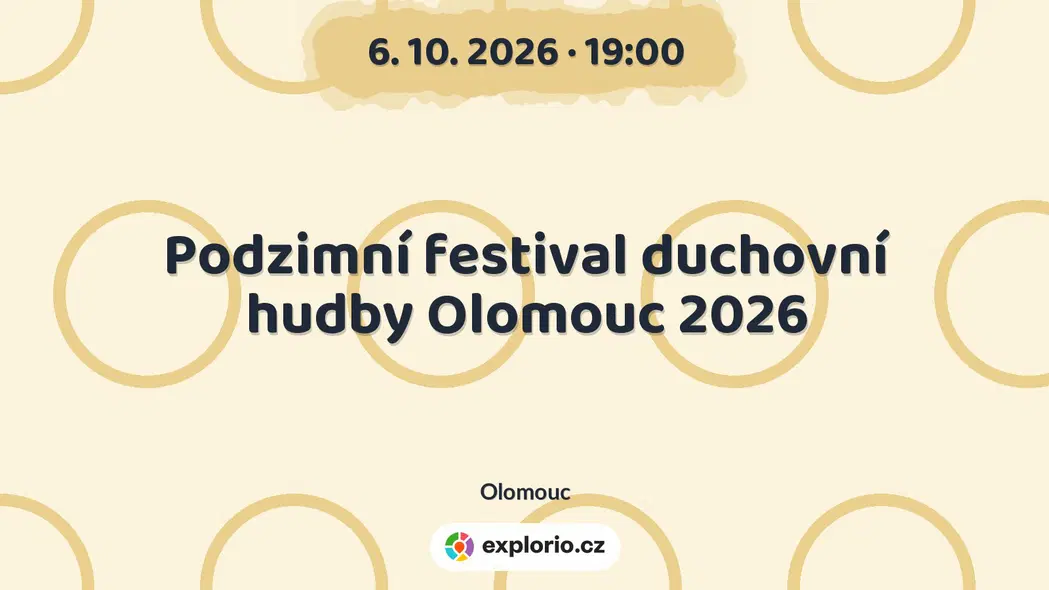 Podzimní festival duchovní hudby Olomouc 2026 – festivaly a Slavnosti, Olomouc