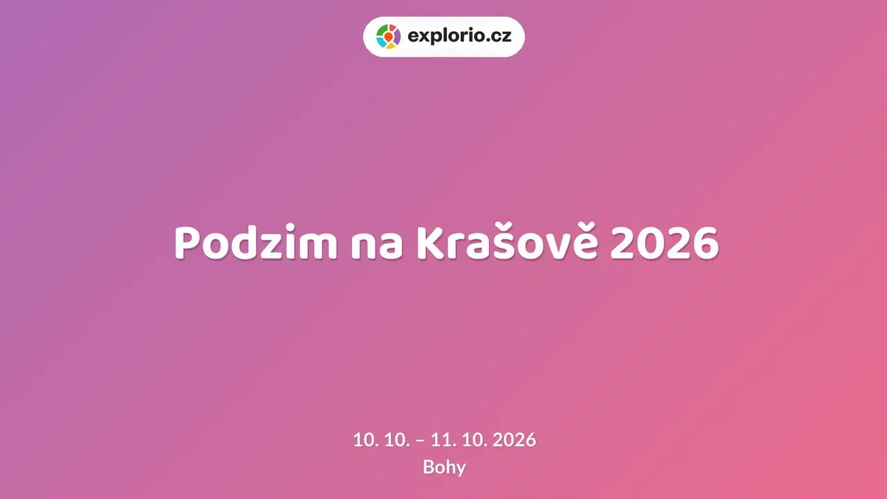 Podzim na Krašově 2026 – festivaly a Slavnosti, Bohy