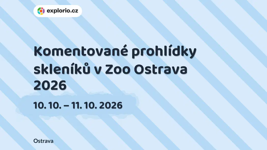 Komentované prohlídky skleníků v Zoo Ostrava 2026 – příroda a Zvířátka, Ostrava