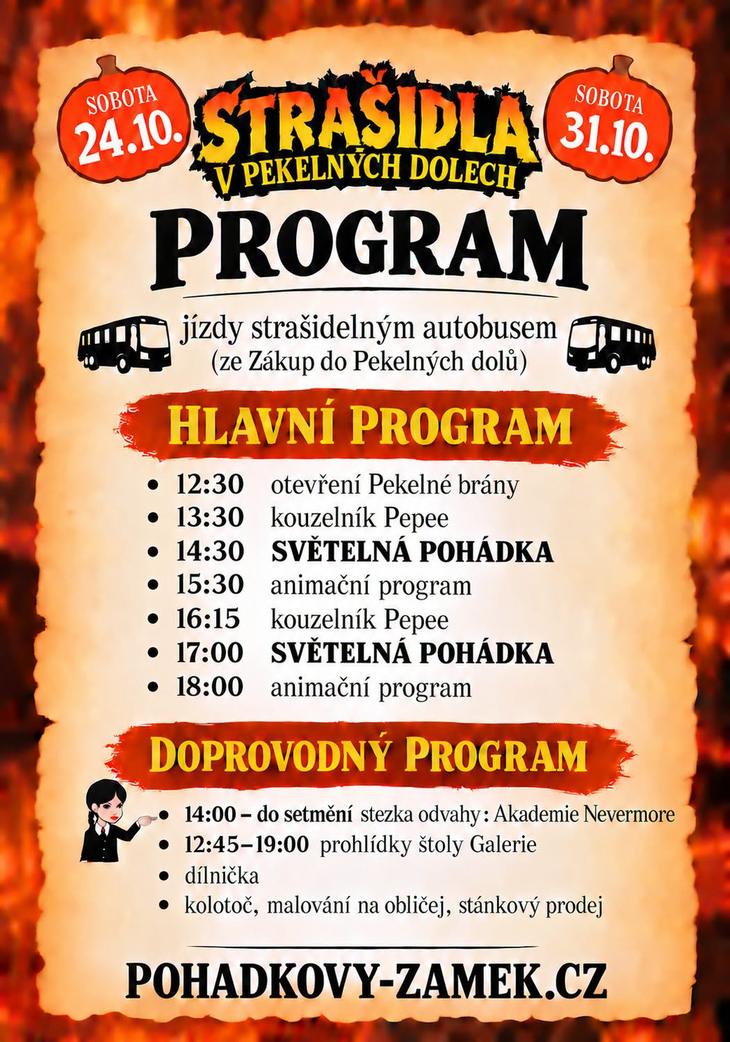 Strašidla v Pekelných dolech – divadlo, Hudba a Kino, Cvikov – fotka 2