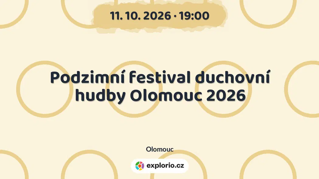 Podzimní festival duchovní hudby Olomouc 2026 – festivaly a Slavnosti, Olomouc
