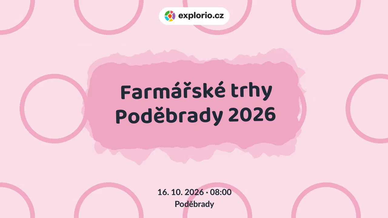 Farmářské trhy Poděbrady 2026 – festivaly a Slavnosti, Poděbrady