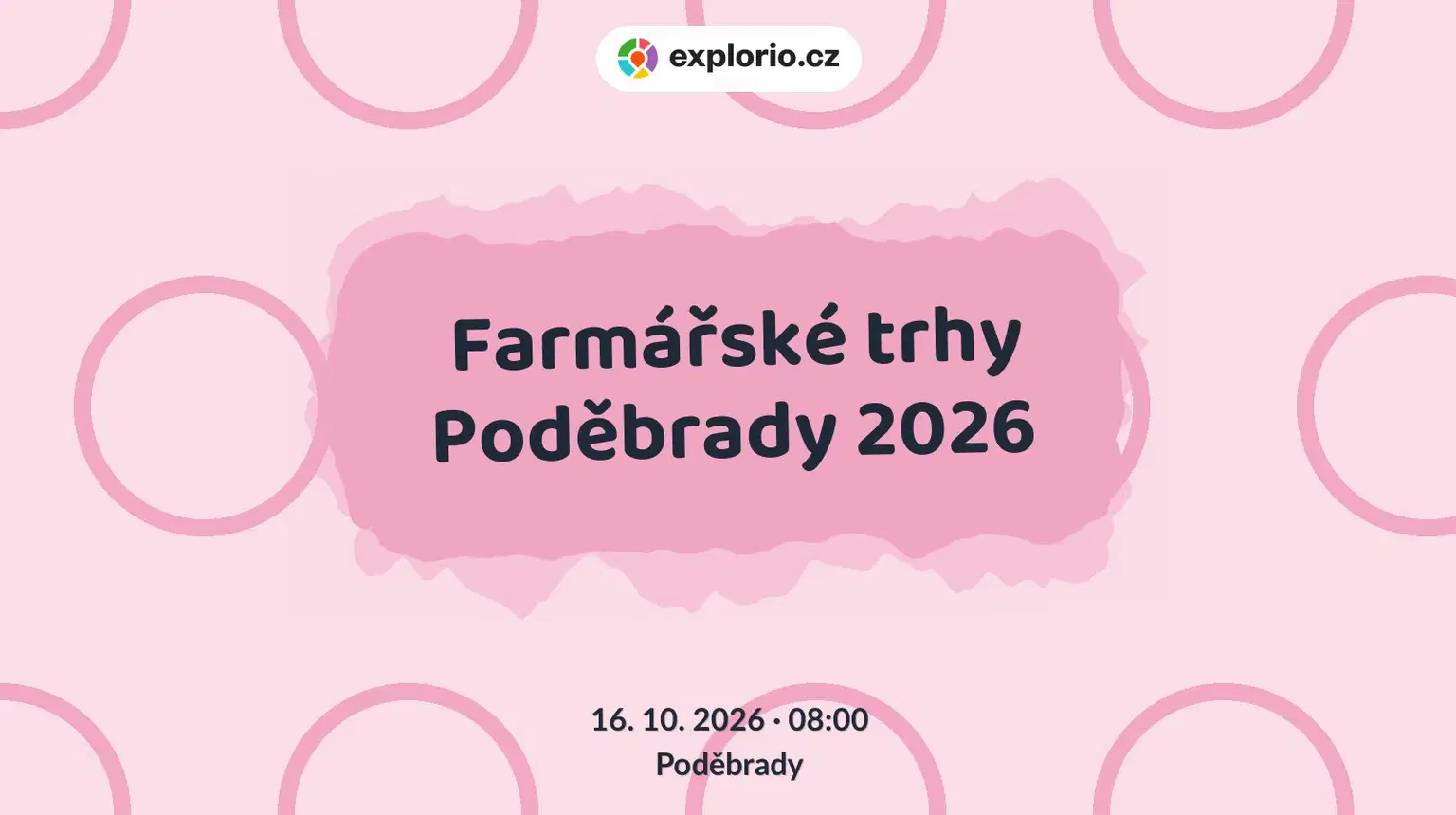 Farmářské trhy Poděbrady 2026 – festivaly a Slavnosti, Poděbrady