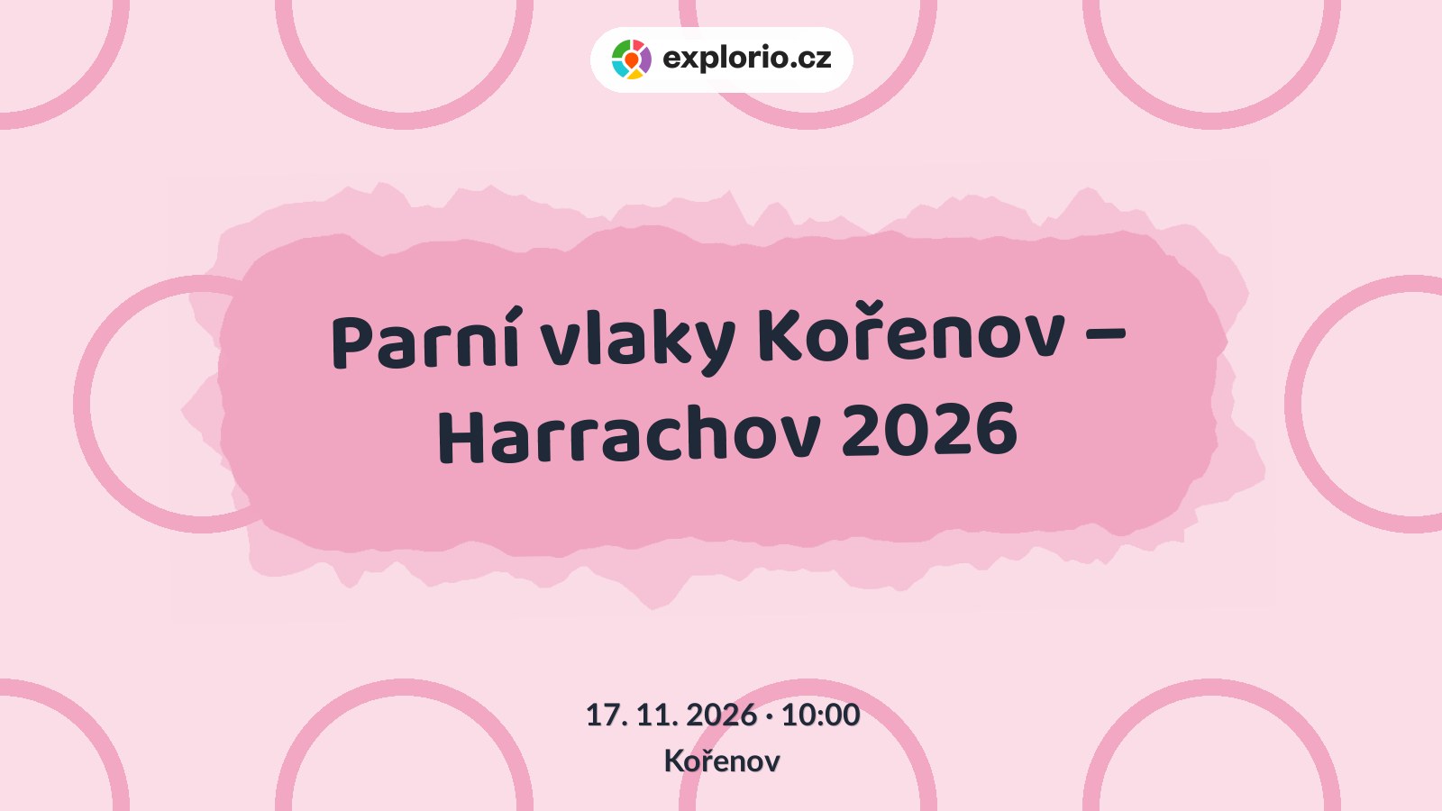 Parní vlaky Kořenov – Harrachov 2026 – festivaly a Slavnosti, Kořenov
