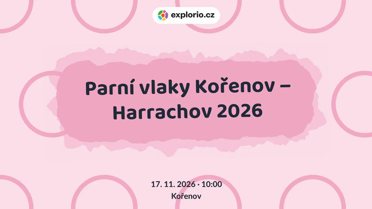 Parní vlaky Kořenov – Harrachov 2026 – festivaly a Slavnosti, Kořenov