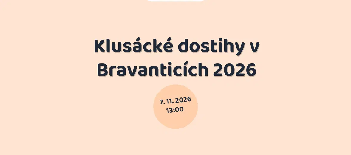 Klusácké dostihy v Bravanticích 2026 – sport a Pohyb, Bravantice