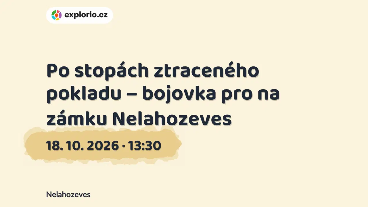 Po stopách ztraceného pokladu – bojovka pro na zámku Nelahozeves – festivaly a Slavnosti, Nelahozeves