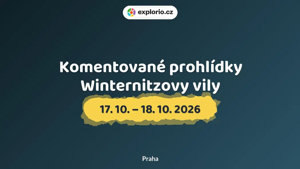 Komentované prohlídky Winternitzovy vily – divadlo, Hudba a Kino, Praha