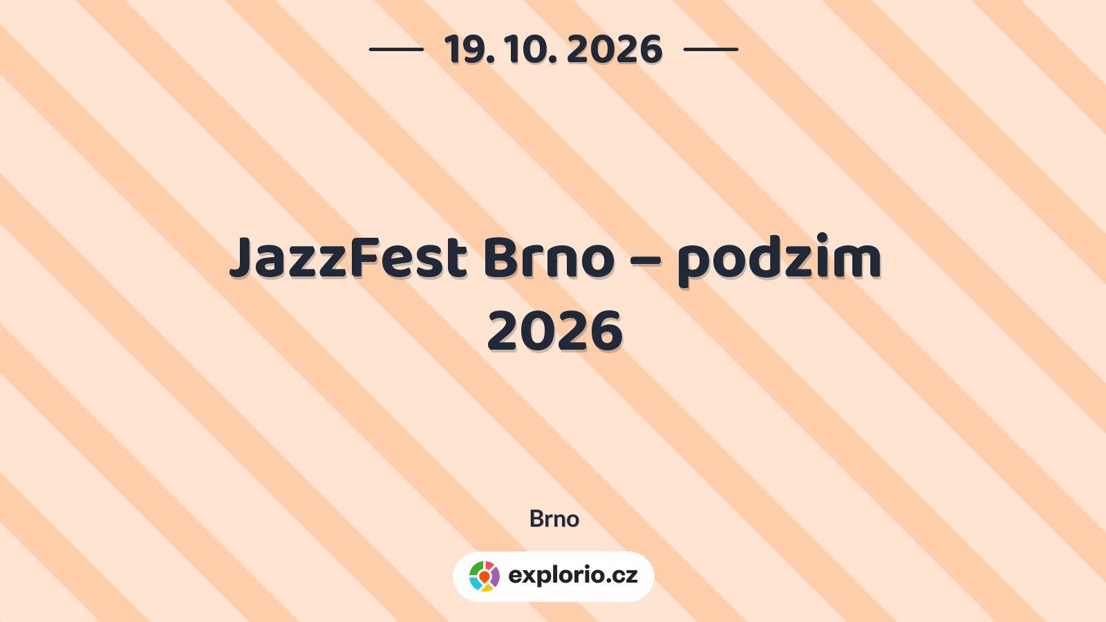 JazzFest Brno – podzim 2026 – festivaly a Slavnosti, Brno