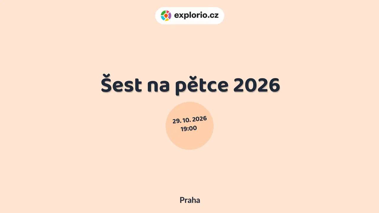 Šest na pětce 2026 – divadlo, Hudba a Kino, Praha