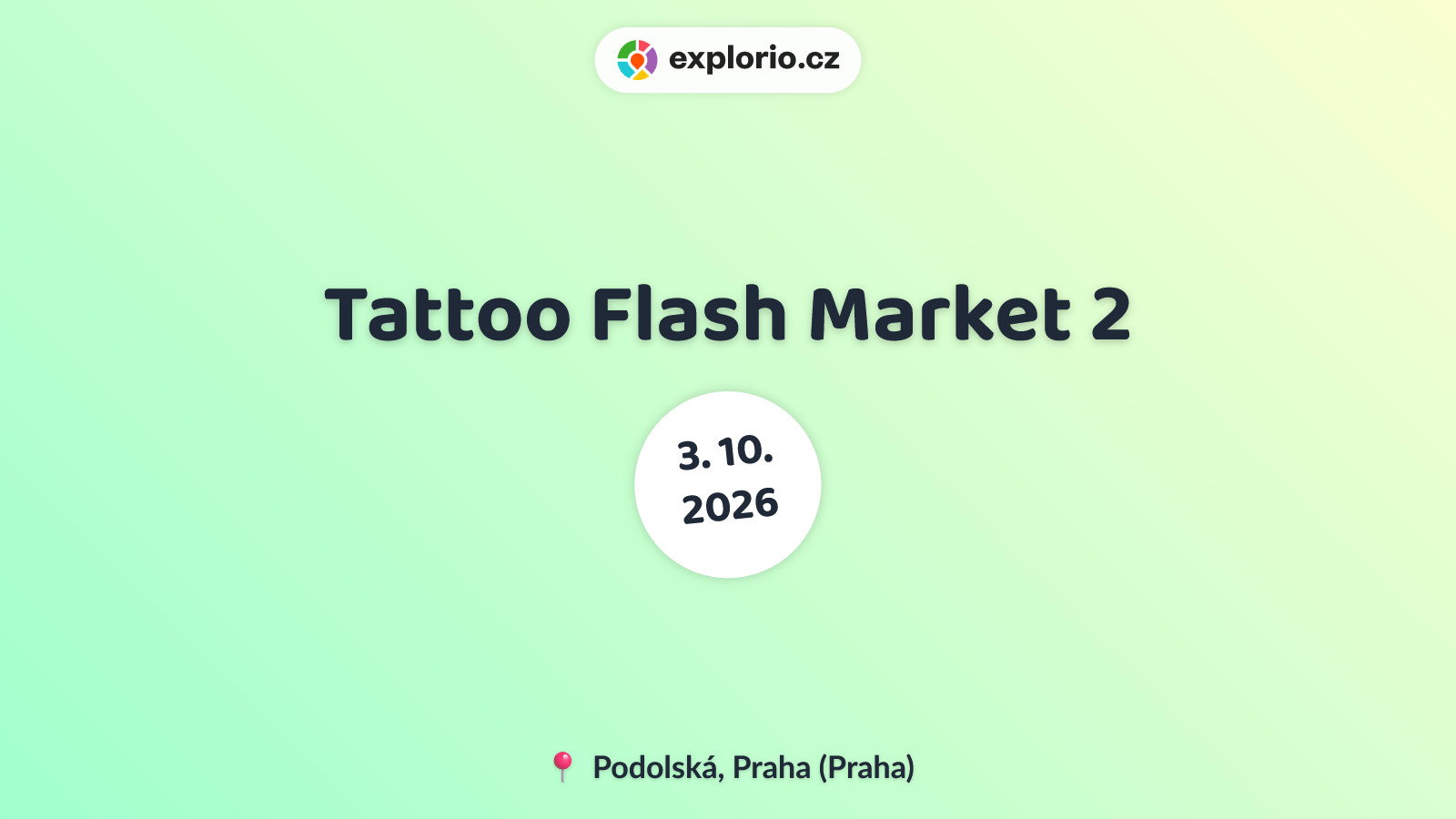 Tattoo Flash Market 2 – prohlídky a Muzea, Praha